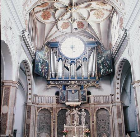 Organ in the church of St. Anna à École allemande