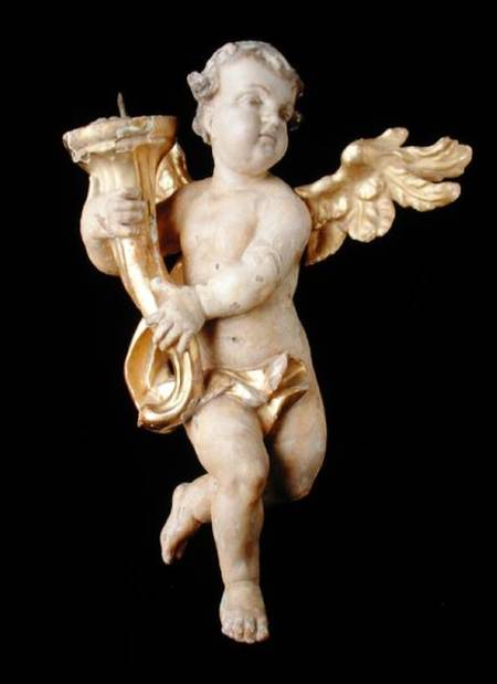 Pair of Flying Putti à École allemande