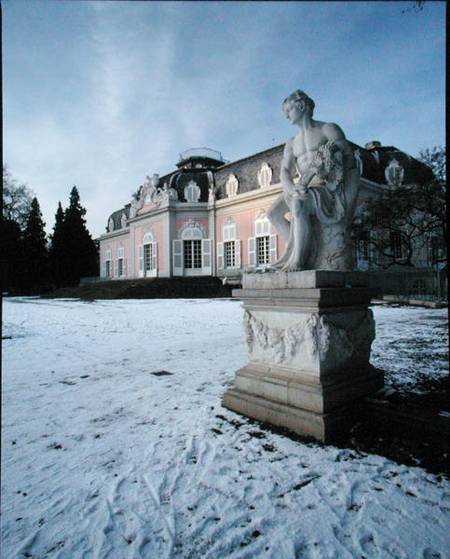 Sculpture in the park at Schloss Benrath (photo) à École allemande
