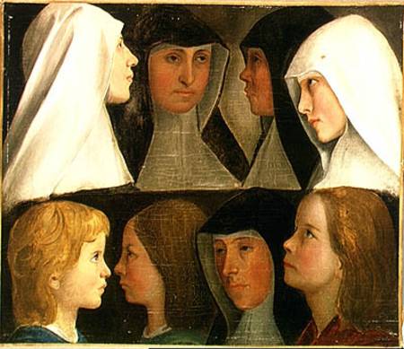 Study of Nuns and Applicants à École allemande