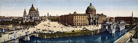 View of Berlin at the turn of the century à École allemande