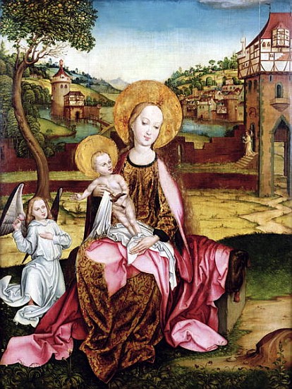 Virgin and Child à École allemande