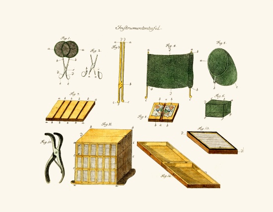 Instruments à École allemande, (18ème siècle)