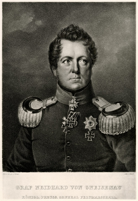 August Graf Neidhard von Gneisenau à École allemande, (19ème siècle)