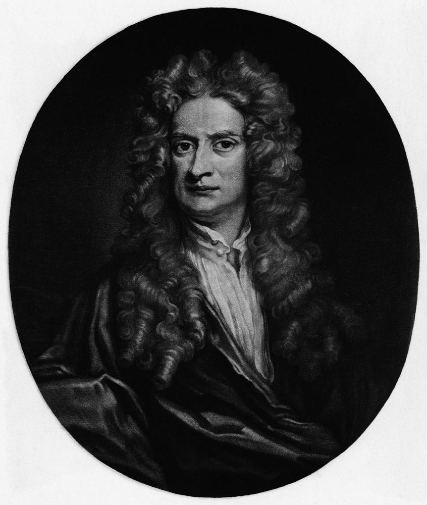 Isaac Newton à École allemande, (19ème siècle)