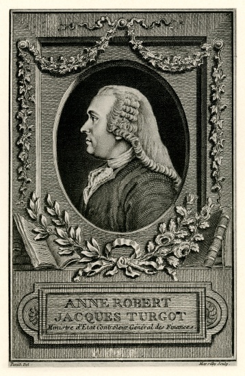 Anne Robert Jacques Turgot à École allemande, (19ème siècle)