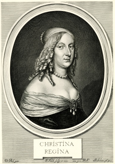 Christine Königin von Schweden à École allemande, (19ème siècle)