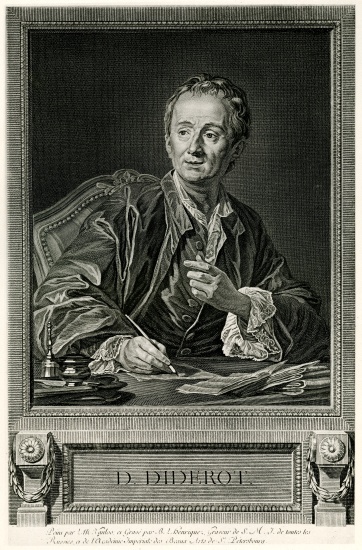 Denis Diderot à École allemande, (19ème siècle)