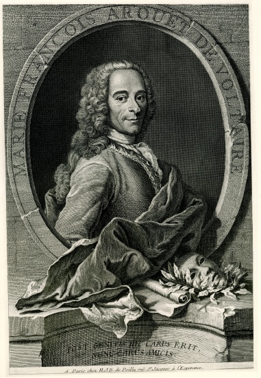 François Marie Arouet de Voltaire à École allemande, (19ème siècle)