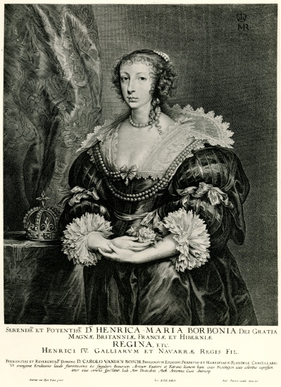 Henrietta Maria à École allemande, (19ème siècle)