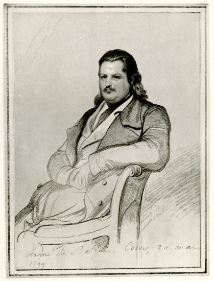 Honoré de Balzac à École allemande, (19ème siècle)