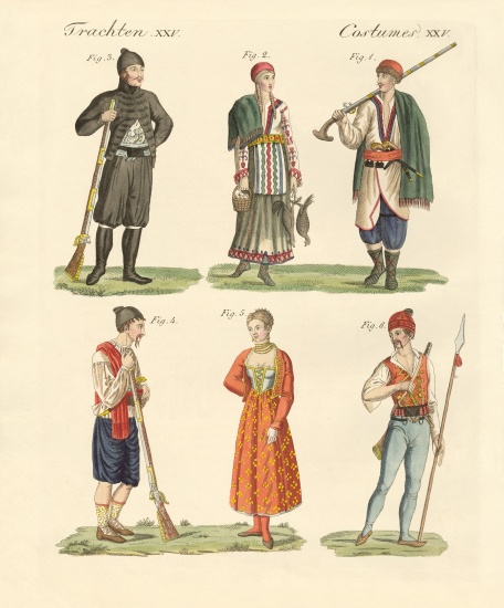 Inhabitants of Montenegro, Albania à École allemande, (19ème siècle)