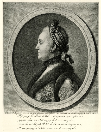Katharina II. à École allemande, (19ème siècle)