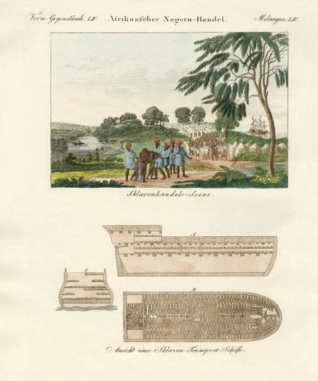 Kidnapping and slave trade à École allemande, (19ème siècle)