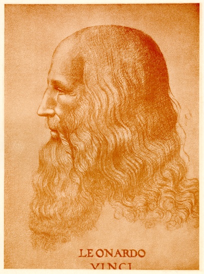 Leonardo da Vinci à École allemande, (19ème siècle)