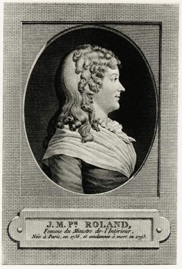 Marie Jeanne Roland à École allemande, (19ème siècle)