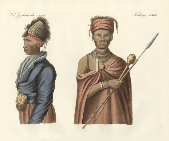 Natives of South Africa à École allemande, (19ème siècle)