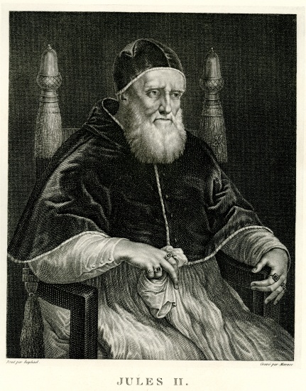 Papst Julius II. à École allemande, (19ème siècle)