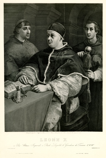 Papst Leo X. à École allemande, (19ème siècle)
