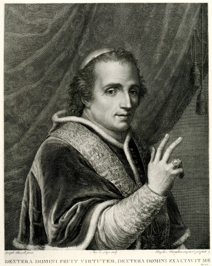 Papst Pius VII. à École allemande, (19ème siècle)