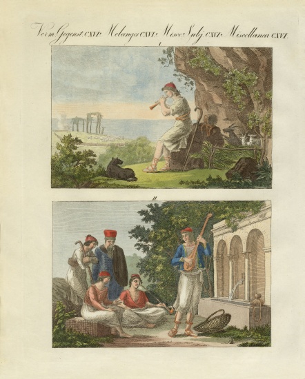 Scenes from Greece à École allemande, (19ème siècle)