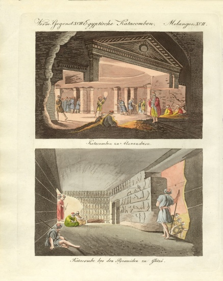 Subterraneous curiosities in Egypt à École allemande, (19ème siècle)