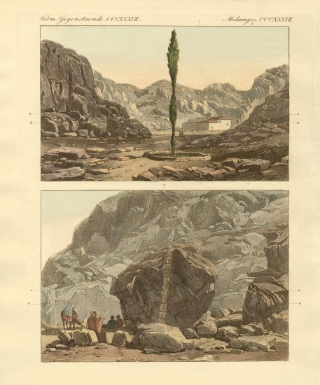 Views of Mount Sinai à École allemande, (19ème siècle)