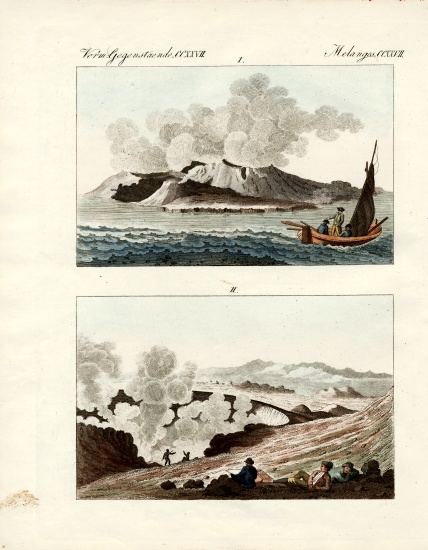 Volcano Island à École allemande, (19ème siècle)