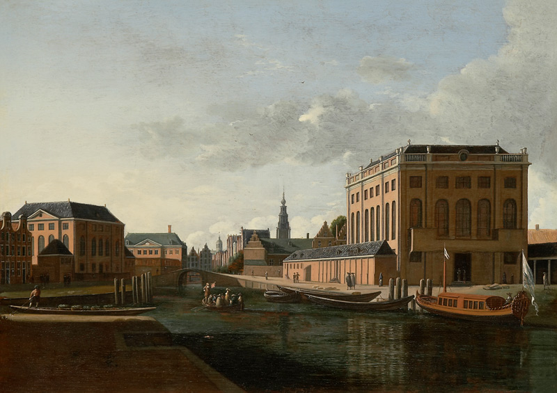 The two Synagogues in Amsterdam à Gerrit Adriaensz. Berckheyde