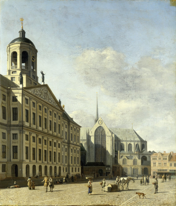 The Town Hall in Amsterdam à Gerrit Adriaensz. Berckheyde