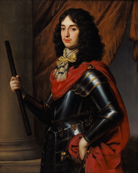 Portrait of Prince Edward of the Palatinate (1625-63) in Armour à Gerrit van Honthorst