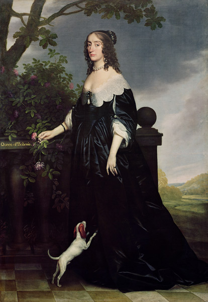 Elizabeth Stuart (1596-1662), Queen of Bohemia à Gerrit van Honthorst