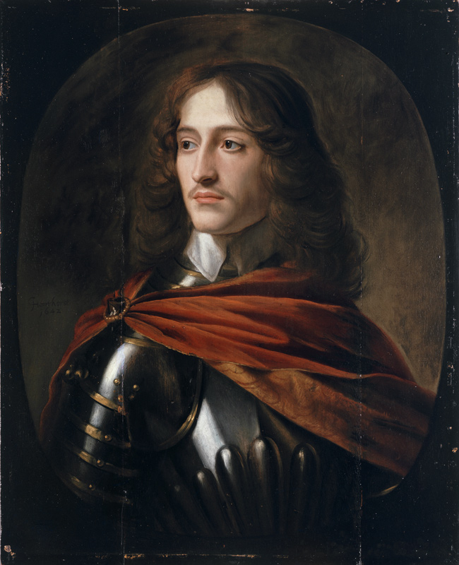 Porträt von Prinz Rupert vom Rhein als junger Mann. 1642 à Gerrit van Honthorst