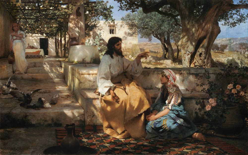 Christ in the House of Martha and Maria à G.I. Semiradski