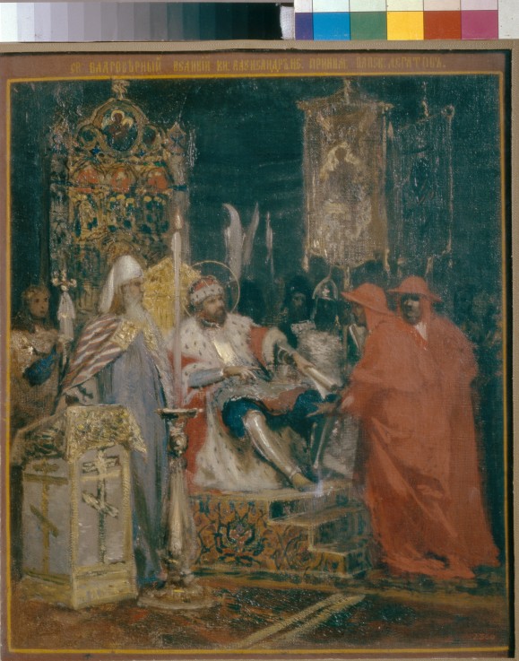 Alexander Nevsky Receiving Papal Legates à G.I. Semiradski