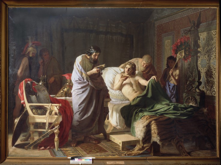 Confidence of Alexander the Great into his physician Philippos à G.I. Semiradski