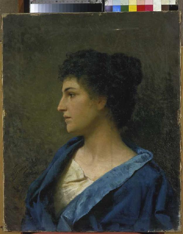 portrait d'une Grecque à G.I. Semiradski