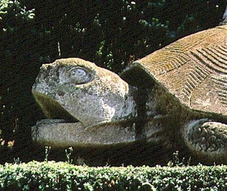 The Giant Tortoise, from the Parco dei Mostri (Monster Park) gardens laid out between 1550-63 by the à Giacomo Borozzi  da Vignola