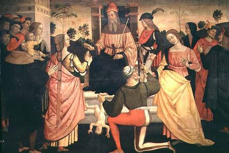 The Judgement of Solomon à Giacomo Pacchiarotti