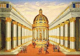 Act I, scenes VII and VIII: Baccus'' Temple