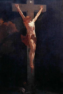 Christ on the Cross (oil on canvas) à Giambattista Piazzetta