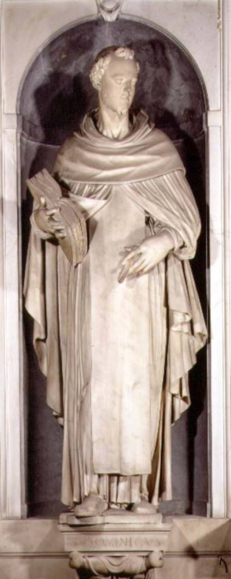St. Dominic, niche from the Salviati Chapel à Giambologna