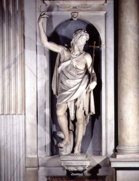 St. John the Baptist, niche from the Salviati Chapel à Giambologna
