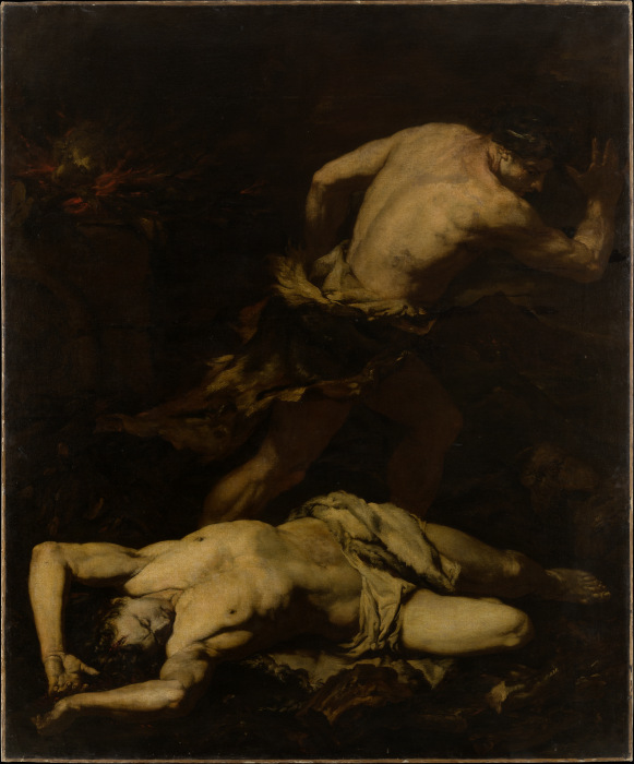 Cain Fleeing after the Murder of Abel à Gian Battista Langetti