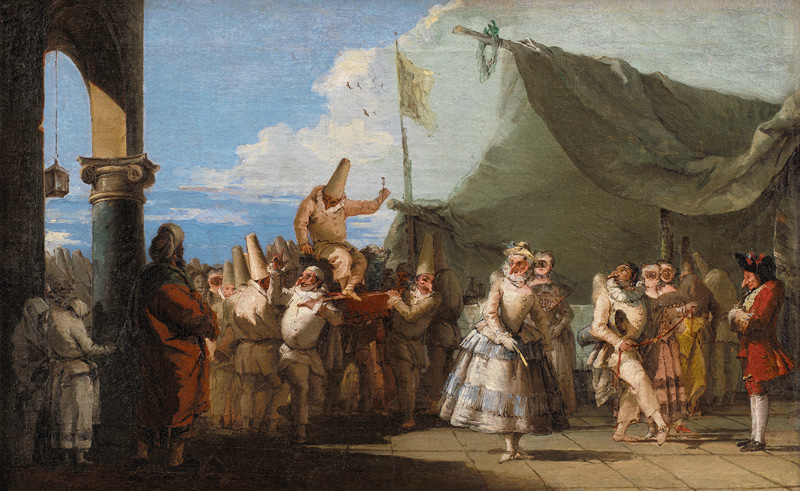 The Triumph of Pulcinella à Giandomenico Tiepolo