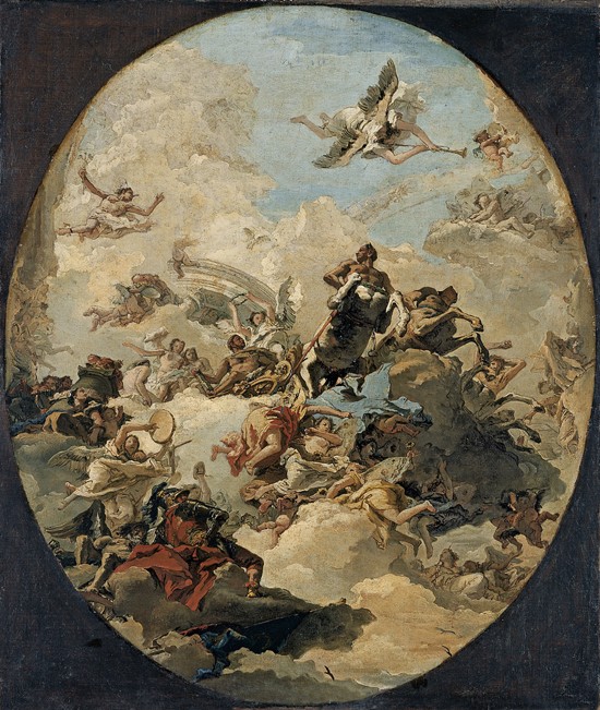 The Apotheosis of Hercules à Giandomenico Tiepolo
