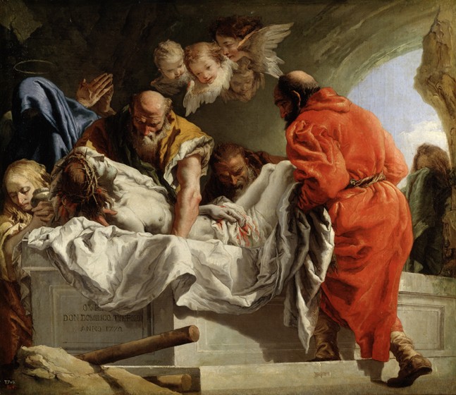 The Entombment of Christ à Giandomenico Tiepolo