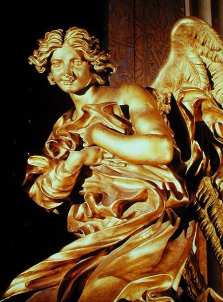 Angel from the tabernacle in the Blessed Sacrament Chapel à Gianlorenzo Bernini