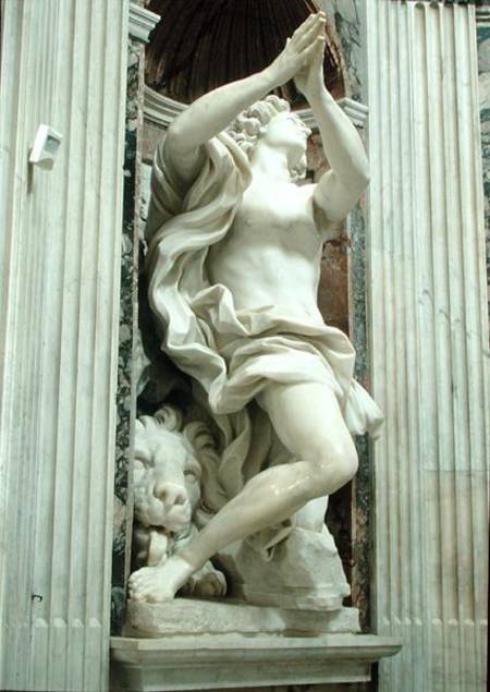 The Prophet Daniel, in the Chigi Chapel à Gianlorenzo Bernini