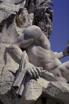 Rome, Fontana dei Fiumi, Ganges / Photo